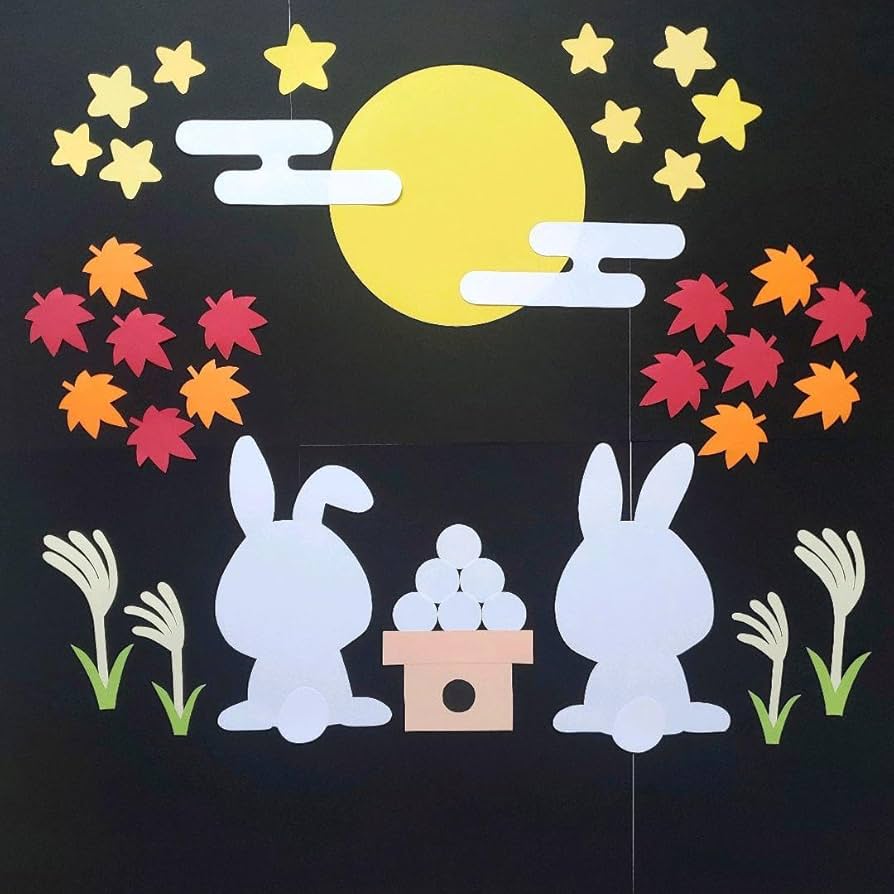 Amazon.co.jp: Moon View Rabbit Jugoya September Wall Decor